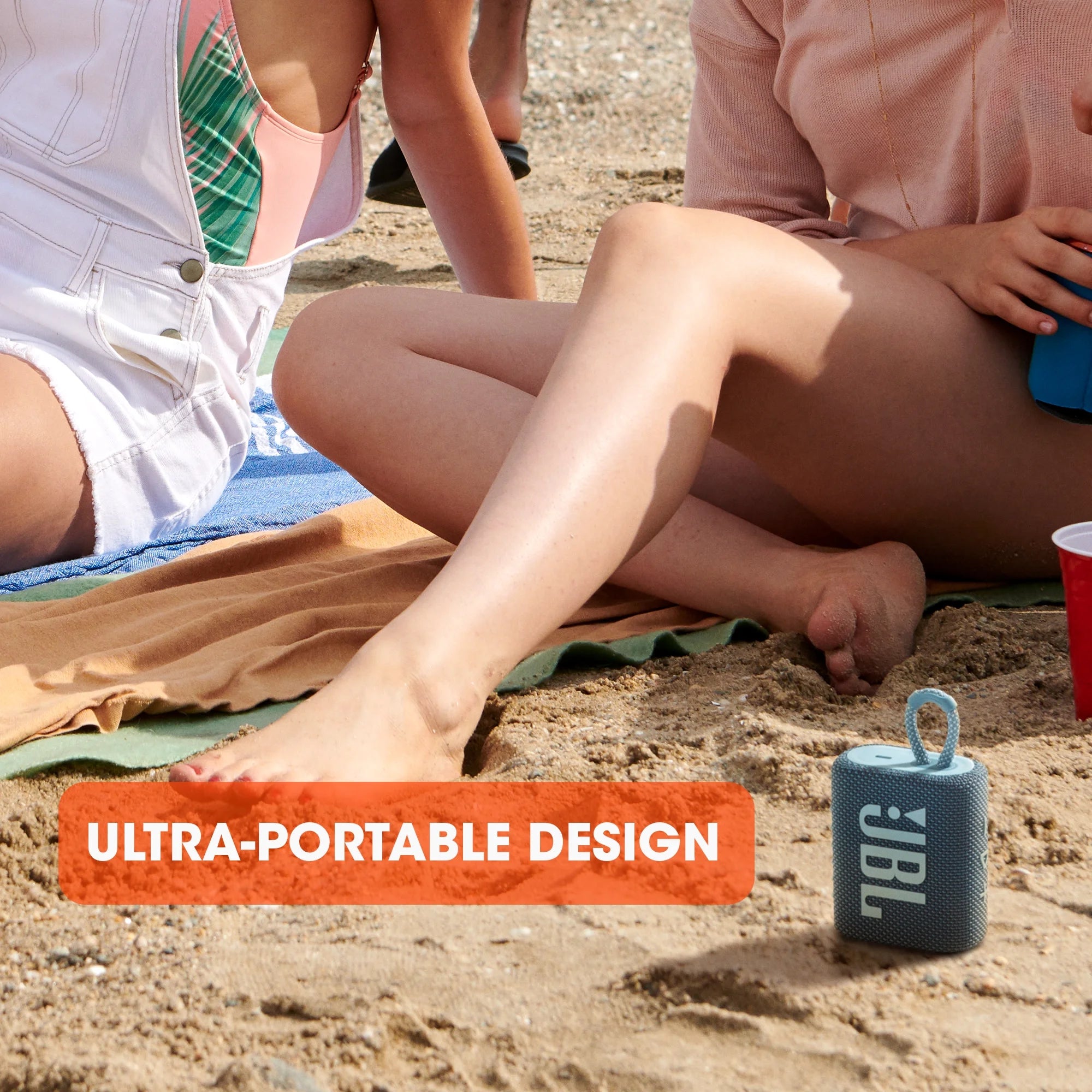 Go 3 - Portable Waterproof Speaker - Bold Style and Big Sound Wherever You Go - Black