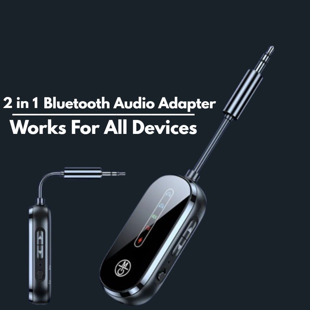 2 in 1 Bluetooth 5.4 Transmitter Receiver Audio For All Devices including Aircrafts