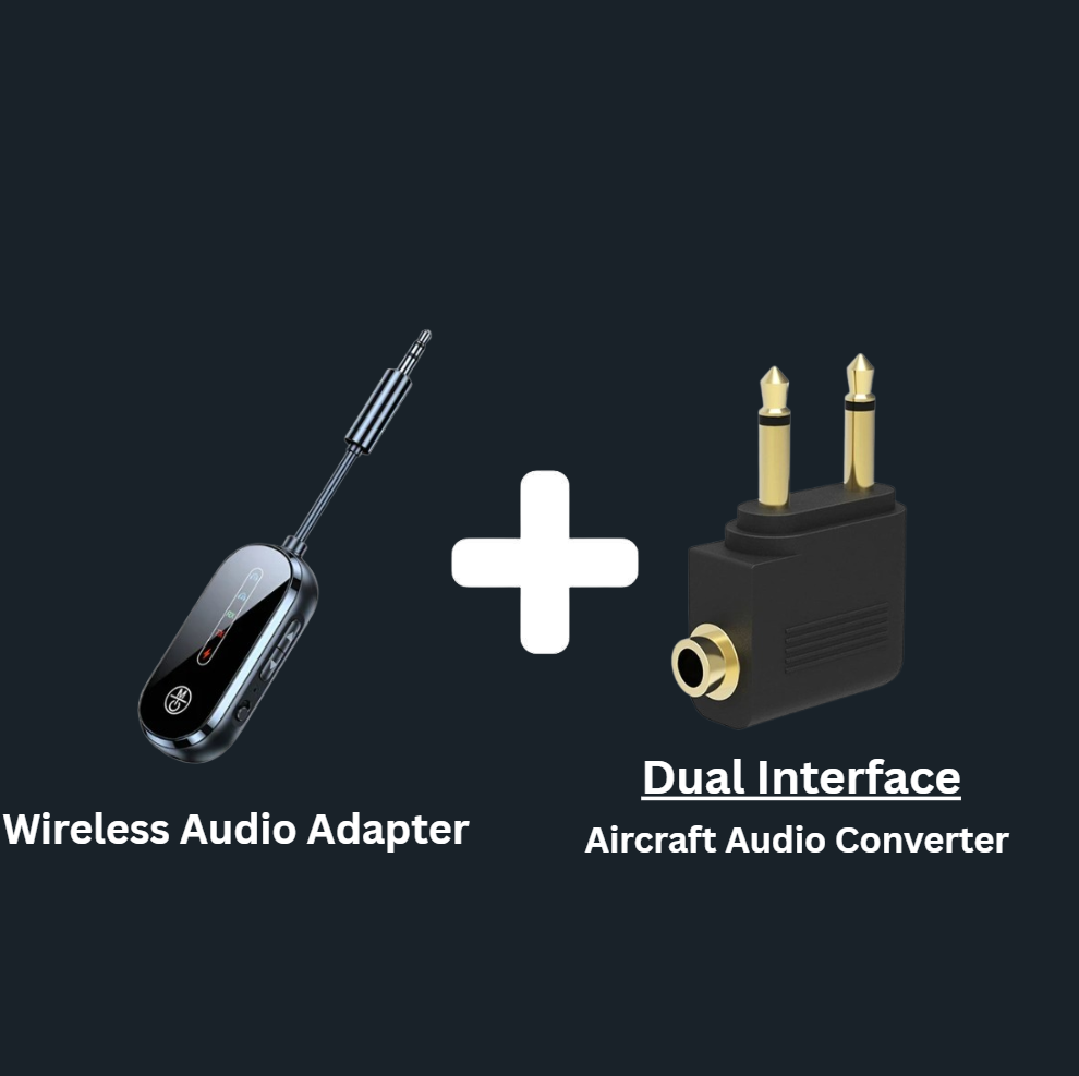 2 in 1 Bluetooth 5.4 Transmitter Receiver Audio For All Devices including Aircrafts